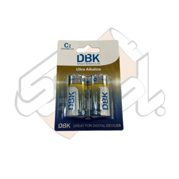 باطری سایز C متوسط ULTRA ALKALINE دی بی کی DBK