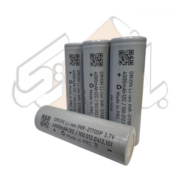باطری شارژی 3.7 ولت  لیتیوم یون 21700 - 4000 میلی آمپر-12c اوریون ORION - Image 2