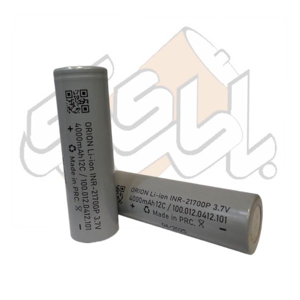 باطری شارژی 3.7 ولت  لیتیوم یون 21700 - 4000 میلی آمپر-12c اوریون ORION - Image 3