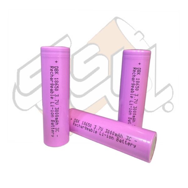 باطری شارژی 3.7 ولت لیتیوم یون 18650- 3000 میلی آمپر دی بی کی‌DBK - Image 3