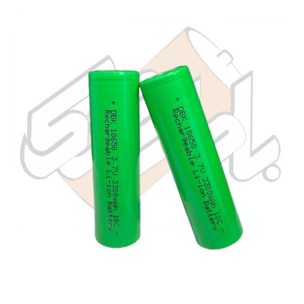 باطری شارژی 3.7 ولت لیتیوم یون 18650- 3300 میلی آمپر10cدی بی کی‌DBK - Image 2