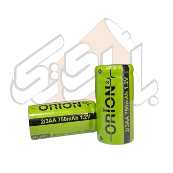 باطری شارژی 1.2 ولت نیکل متال هیدرید 2/3AA اوریون ORION - Image 3